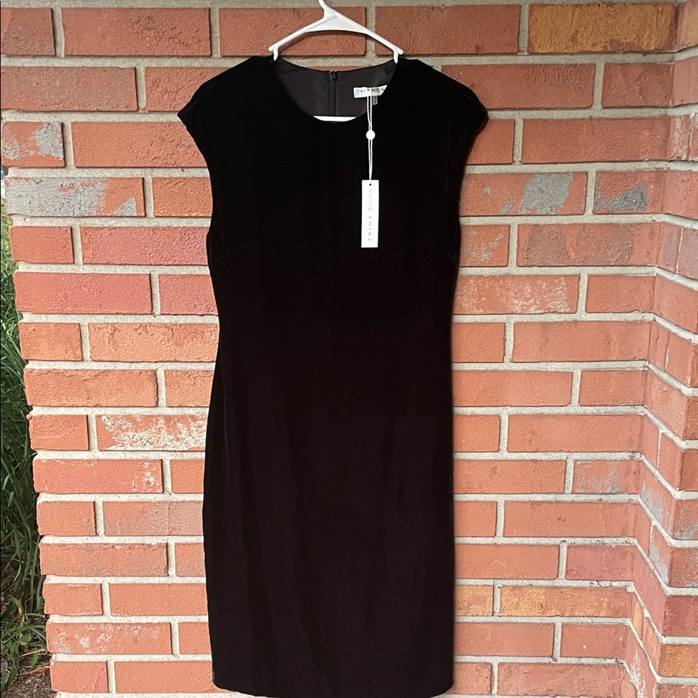 NEW Trina Turk little black midi dress